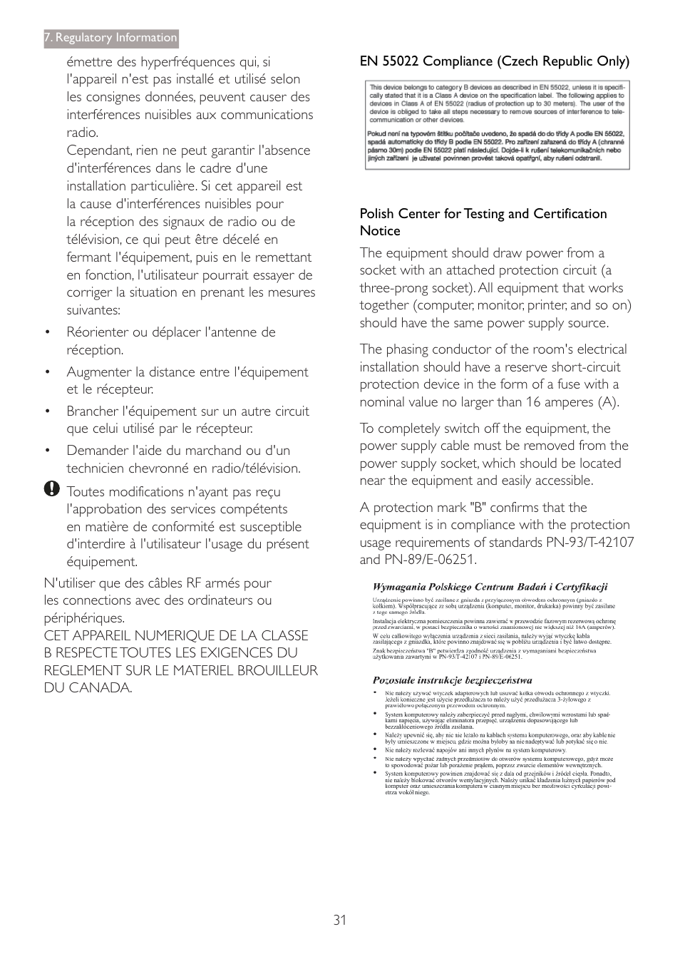 Philips 273P3PHES-00 User Manual | Page 33 / 55