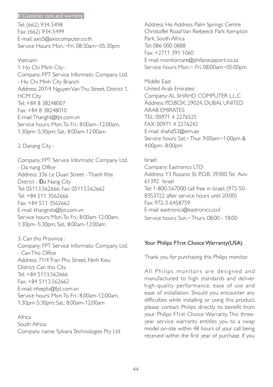 Philips 273P3PHES-00 User Manual | Page 46 / 55