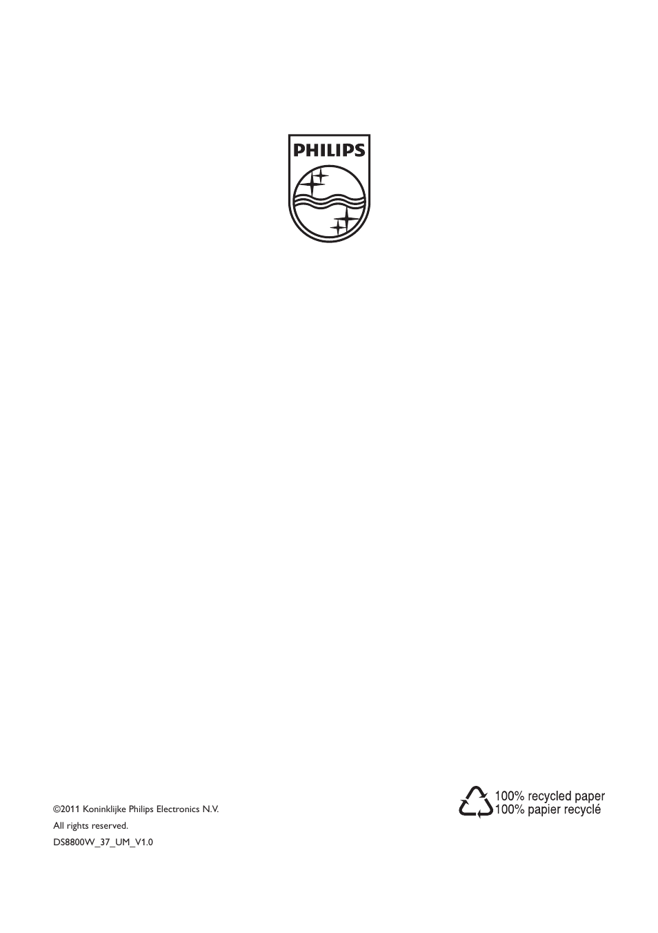 Philips DS8800W-37 User Manual | Page 25 / 25
