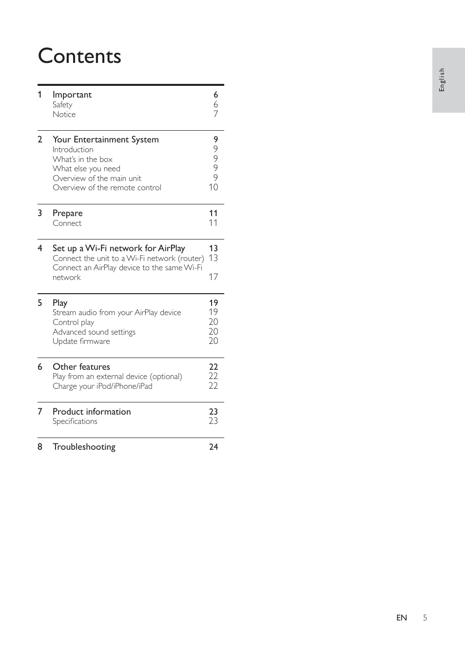 Philips DS8800W-37 User Manual | Page 4 / 25