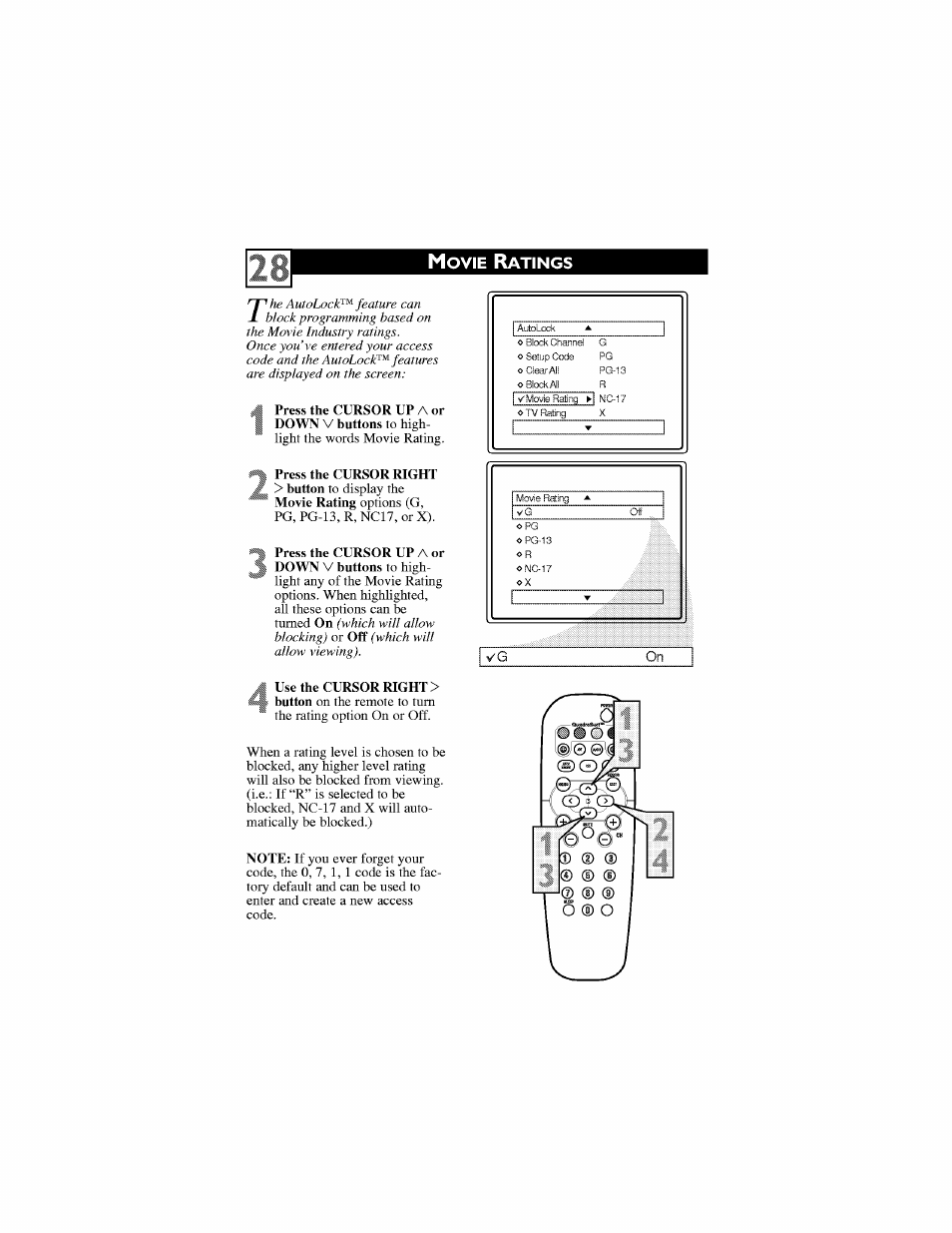 Ovie, Atings | Philips 27PT6442-37 User Manual | Page 32 / 42