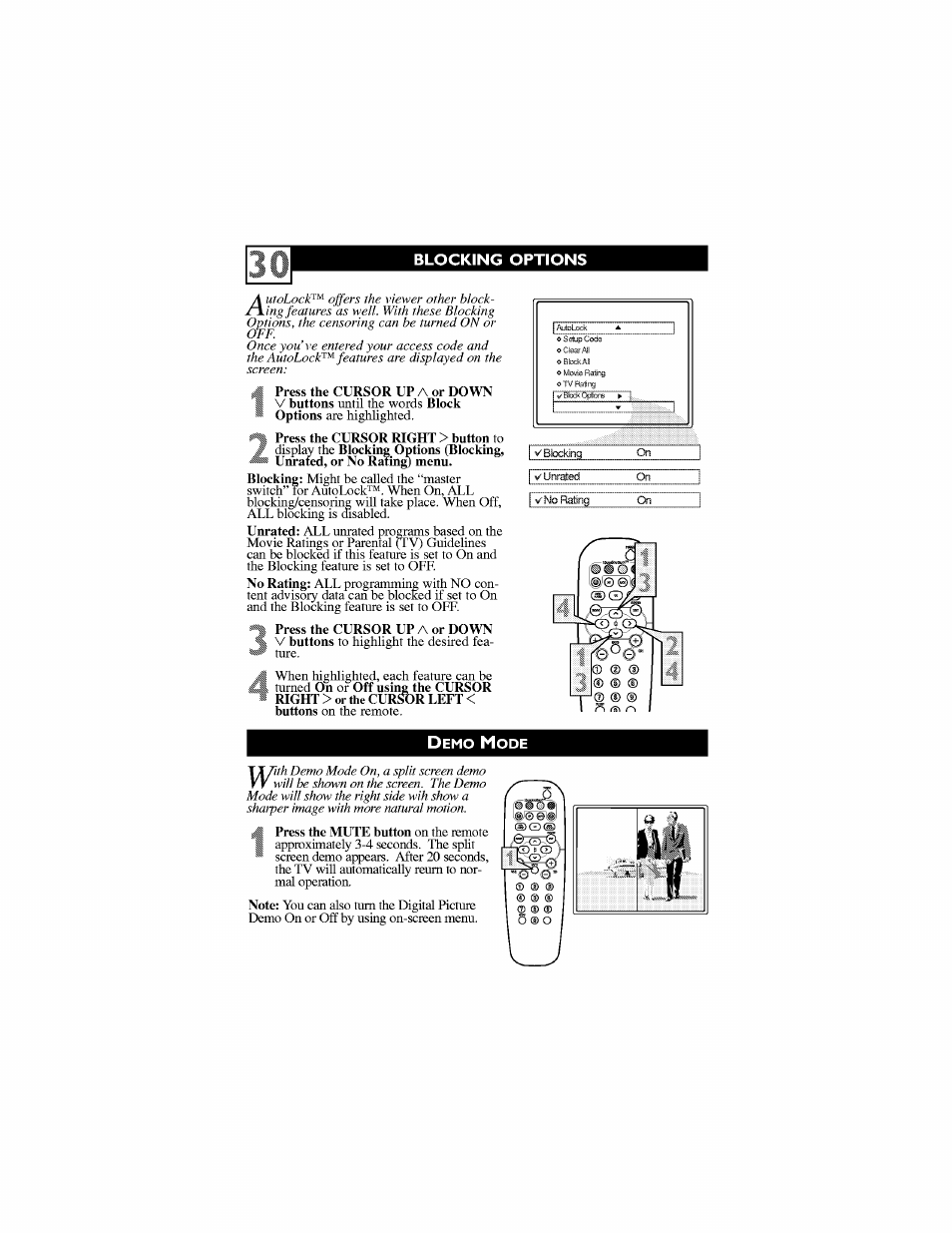 Blocking options j | Philips 27PT6442-37 User Manual | Page 34 / 42