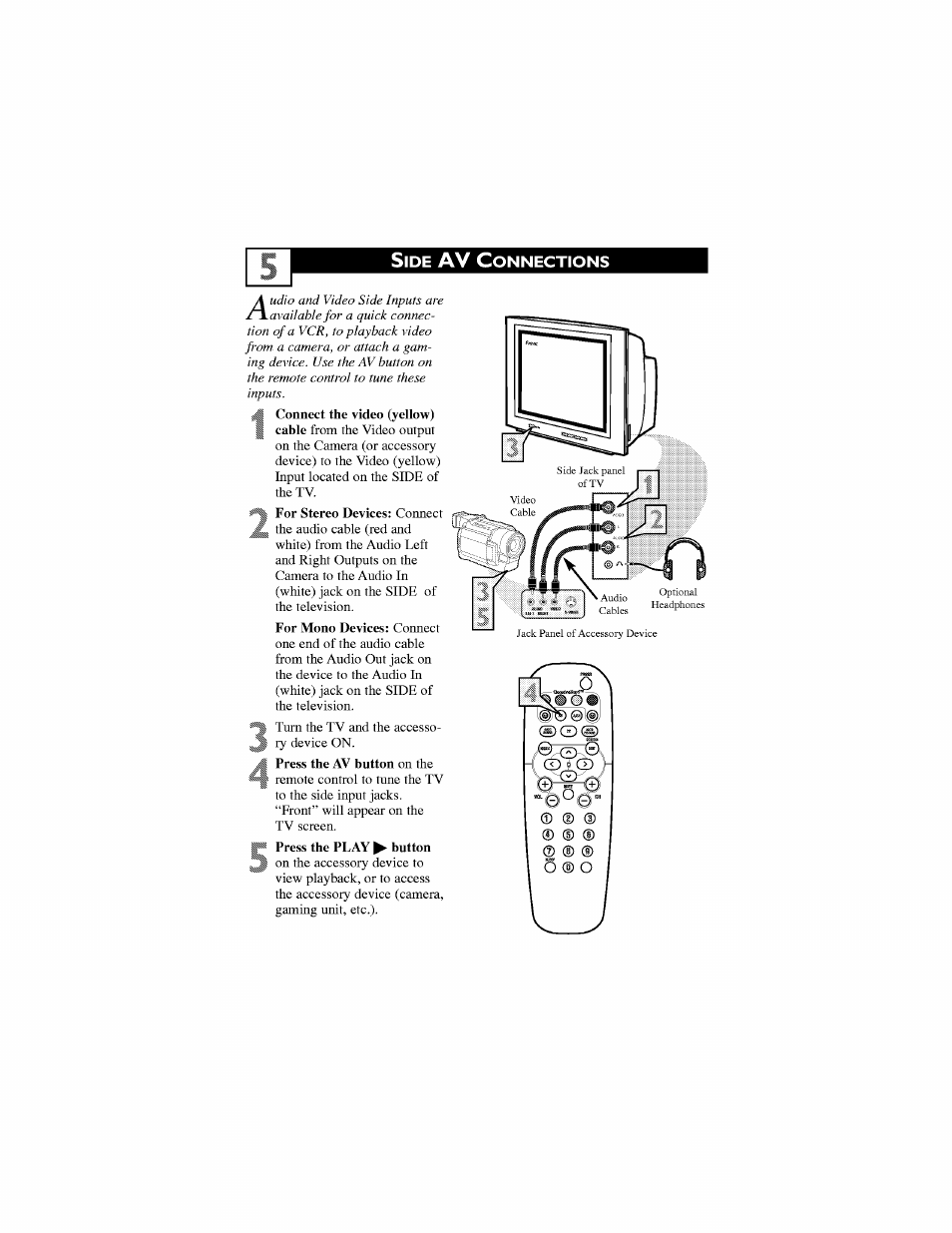 Av c | Philips 27PT6442-37 User Manual | Page 9 / 42