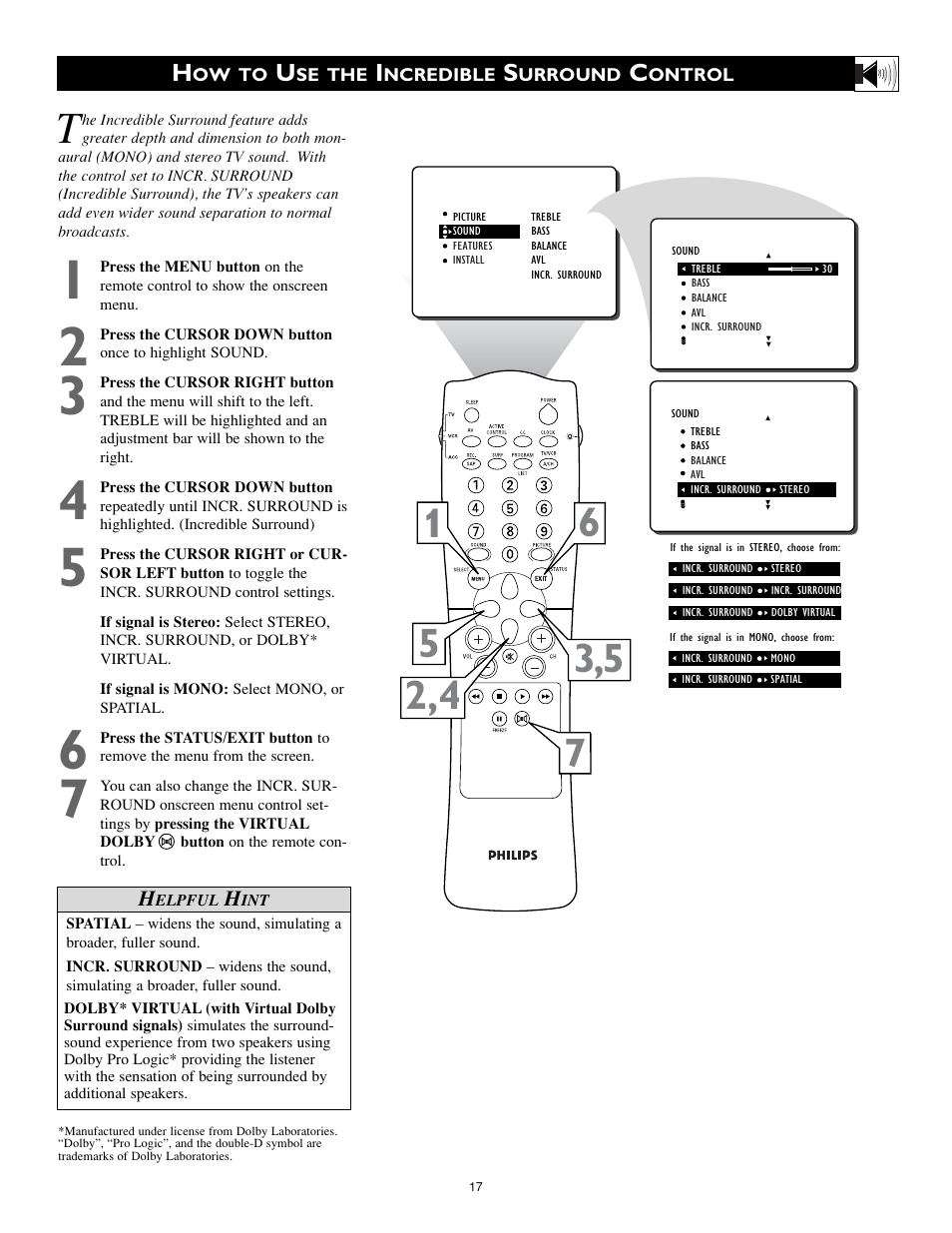 Philips 32PT740H37A User Manual | Page 17 / 56