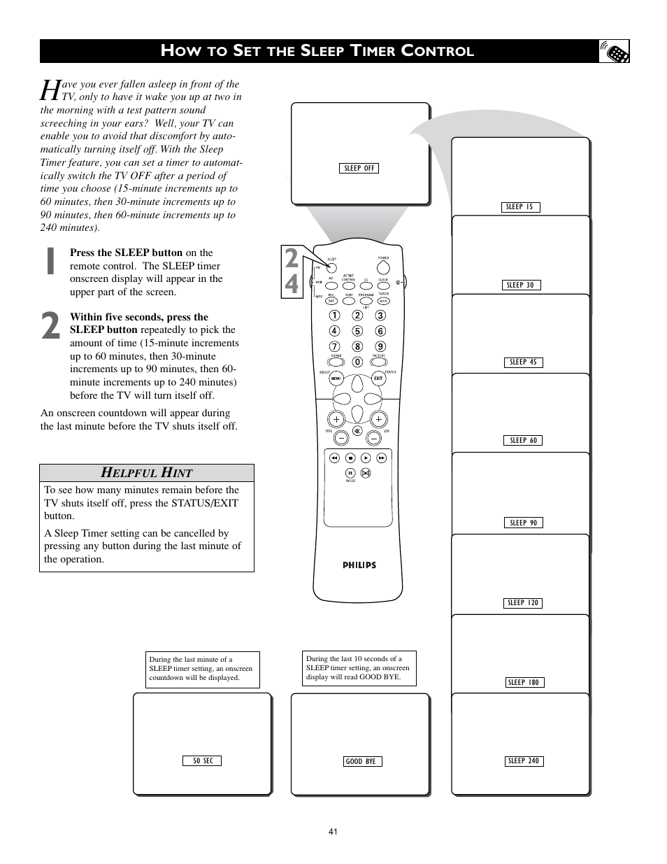 Philips 32PT740H37A User Manual | Page 41 / 56