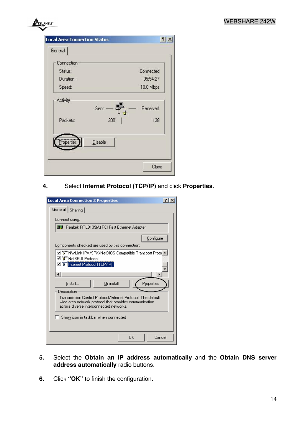 Atlantis Land A02-RA242-W54 User Manual | Page 20 / 84