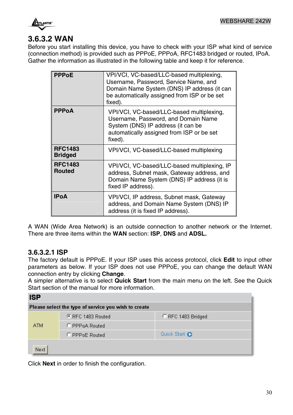 2 wan | Atlantis Land A02-RA242-W54 User Manual | Page 36 / 84