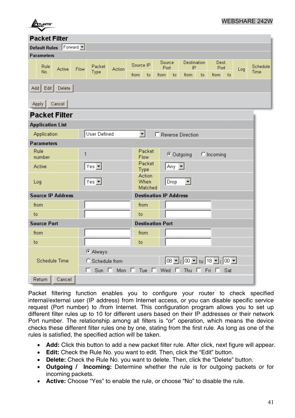 Atlantis Land A02-RA242-W54 User Manual | Page 47 / 84