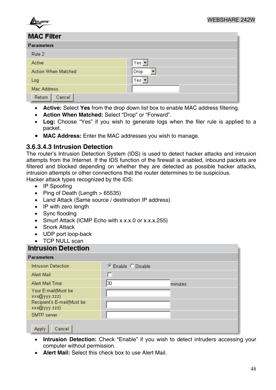 Atlantis Land A02-RA242-W54 User Manual | Page 54 / 84