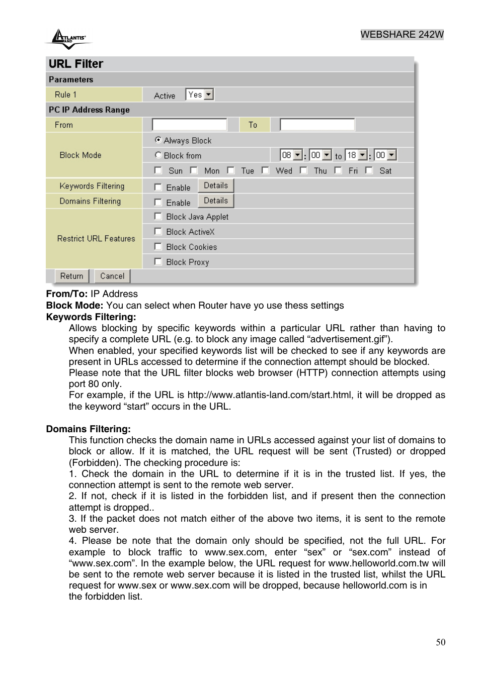 Atlantis Land A02-RA242-W54 User Manual | Page 56 / 84