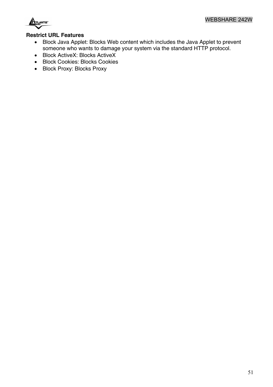 Atlantis Land A02-RA242-W54 User Manual | Page 57 / 84