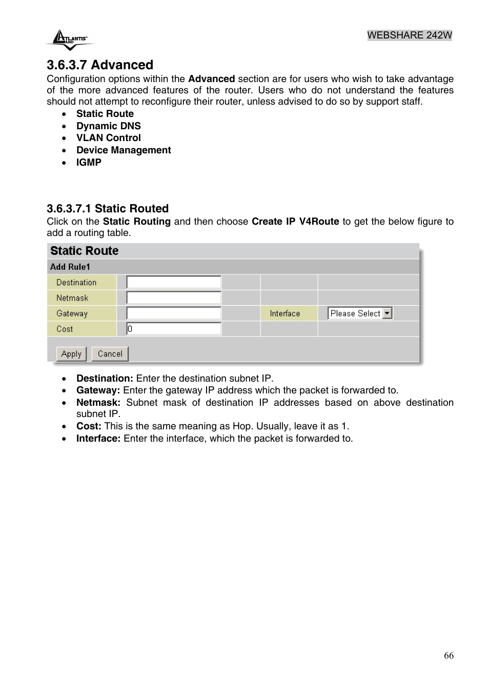 7 advanced | Atlantis Land A02-RA242-W54 User Manual | Page 72 / 84