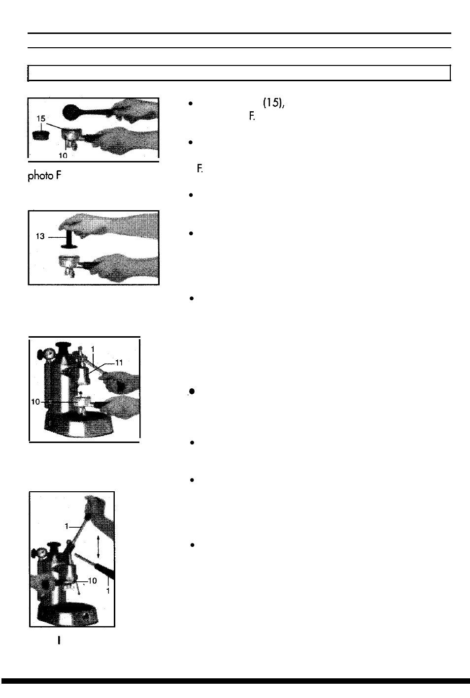 English coffee preparation, Lock | Philips P7USA013MELXXC User Manual | Page 5 / 8