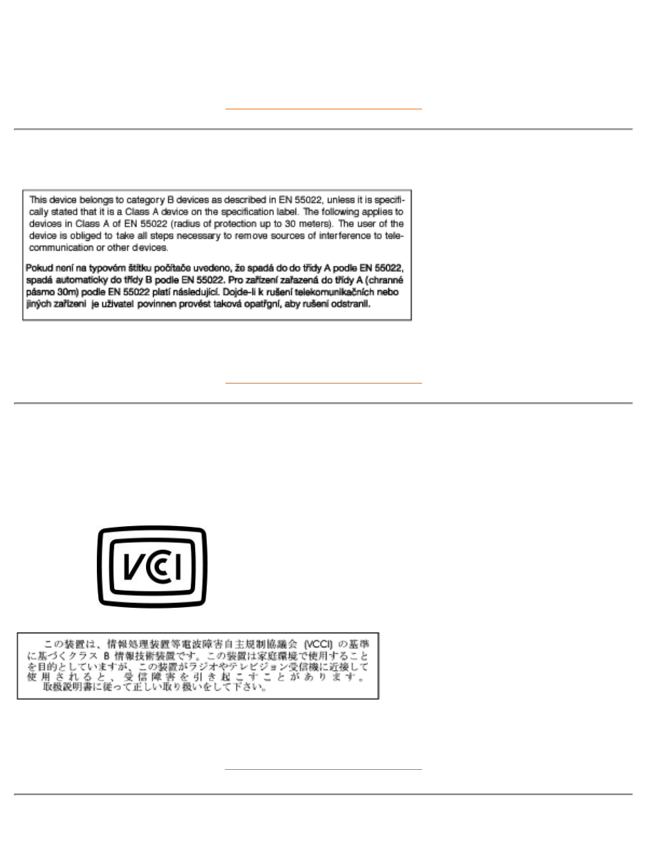 En 55022 compliance (czech republic, Only), Vcci class 2 notice (japan only) | Philips 107P40-99 User Manual | Page 62 / 120