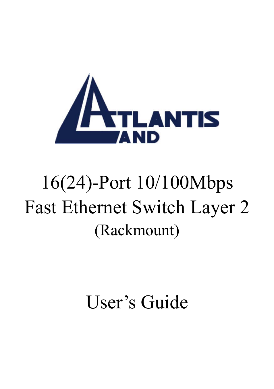 Atlantis Land A02-F16(24)/M2 User Manual | 17 pages