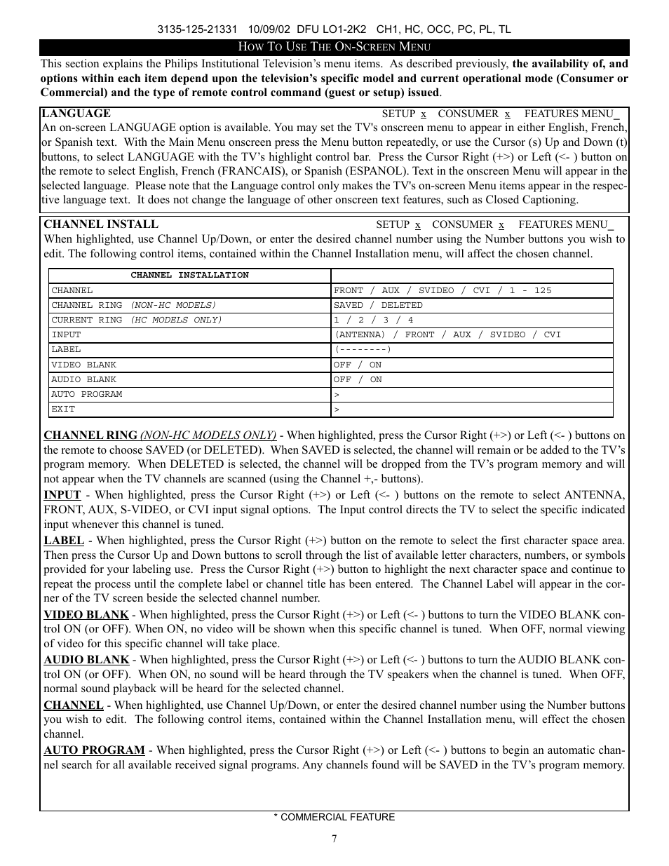 Philips 19" ITV Card w-NET 1 User Manual | Page 7 / 12