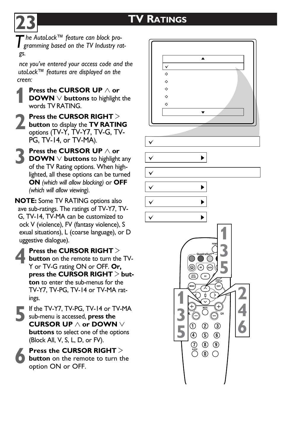 Tv r | Philips 20PT6245-37 User Manual | Page 27 / 34