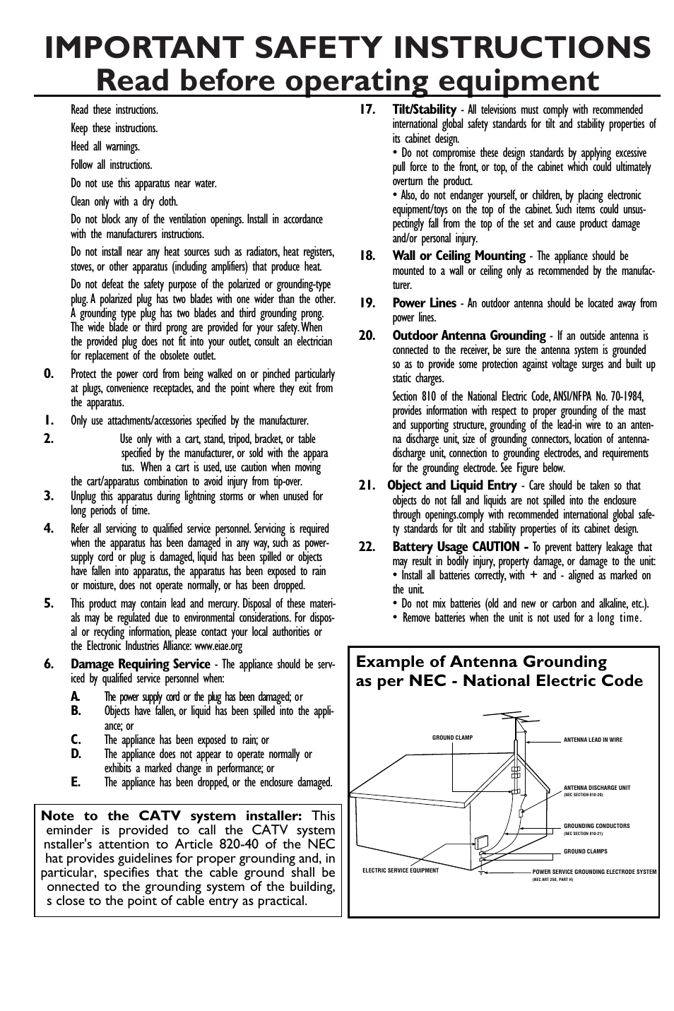 Philips 20PT6245-37 User Manual | Page 4 / 34