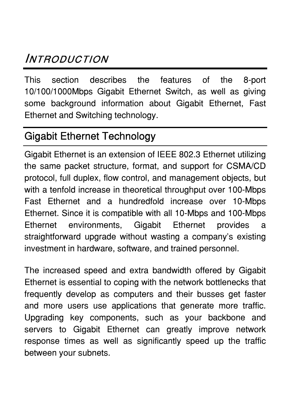 Atlantis Land 8 ports 10/100/1000Mbps User Manual | Page 6 / 19