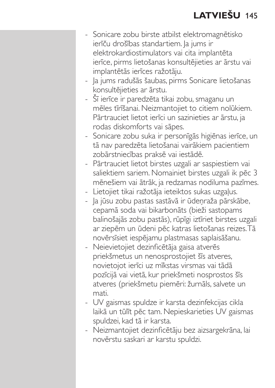 Philips Sonicare HealthyWhite Rechargeable sonic toothbrush HX6731-34 3 Modes 2 brush heads Whitening pen User Manual | Page 145 / 282