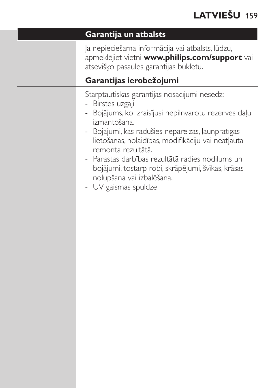 Philips Sonicare HealthyWhite Rechargeable sonic toothbrush HX6731-34 3 Modes 2 brush heads Whitening pen User Manual | Page 159 / 282