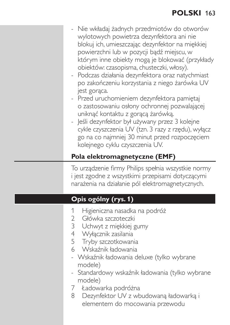 Philips Sonicare HealthyWhite Rechargeable sonic toothbrush HX6731-34 3 Modes 2 brush heads Whitening pen User Manual | Page 163 / 282