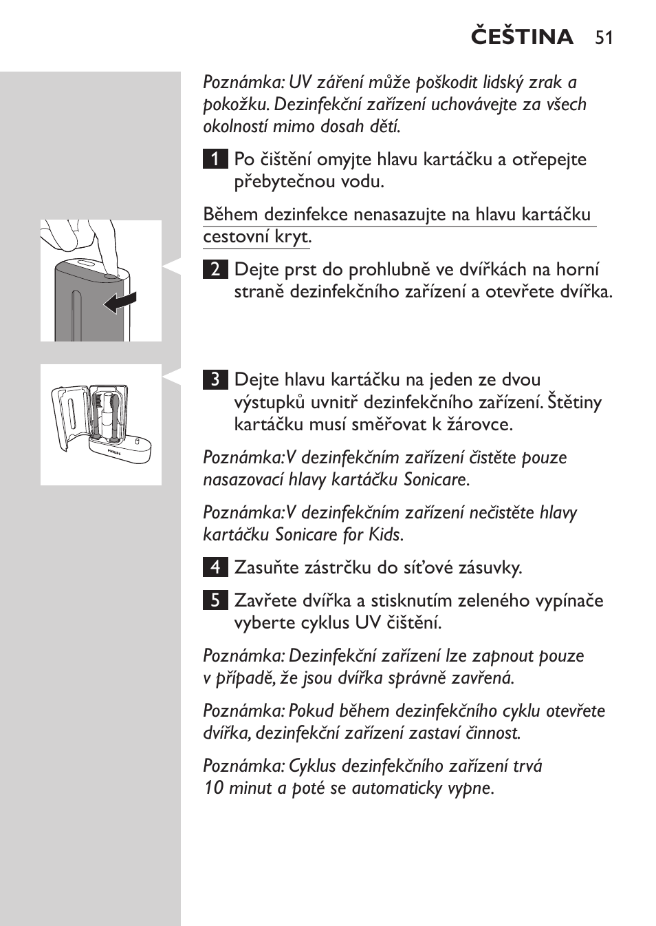 Philips Sonicare HealthyWhite Rechargeable sonic toothbrush HX6731-34 3 Modes 2 brush heads Whitening pen User Manual | Page 51 / 282