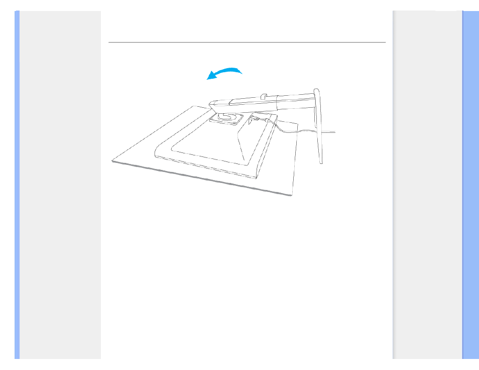 The base, Vesa standard mounting | Philips 190P7EB-27 User Manual | Page 62 / 108