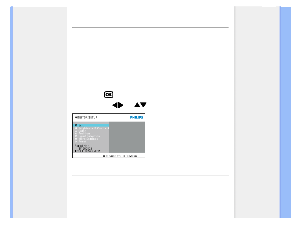 On-screen display | Philips 190P7EB-27 User Manual | Page 68 / 108