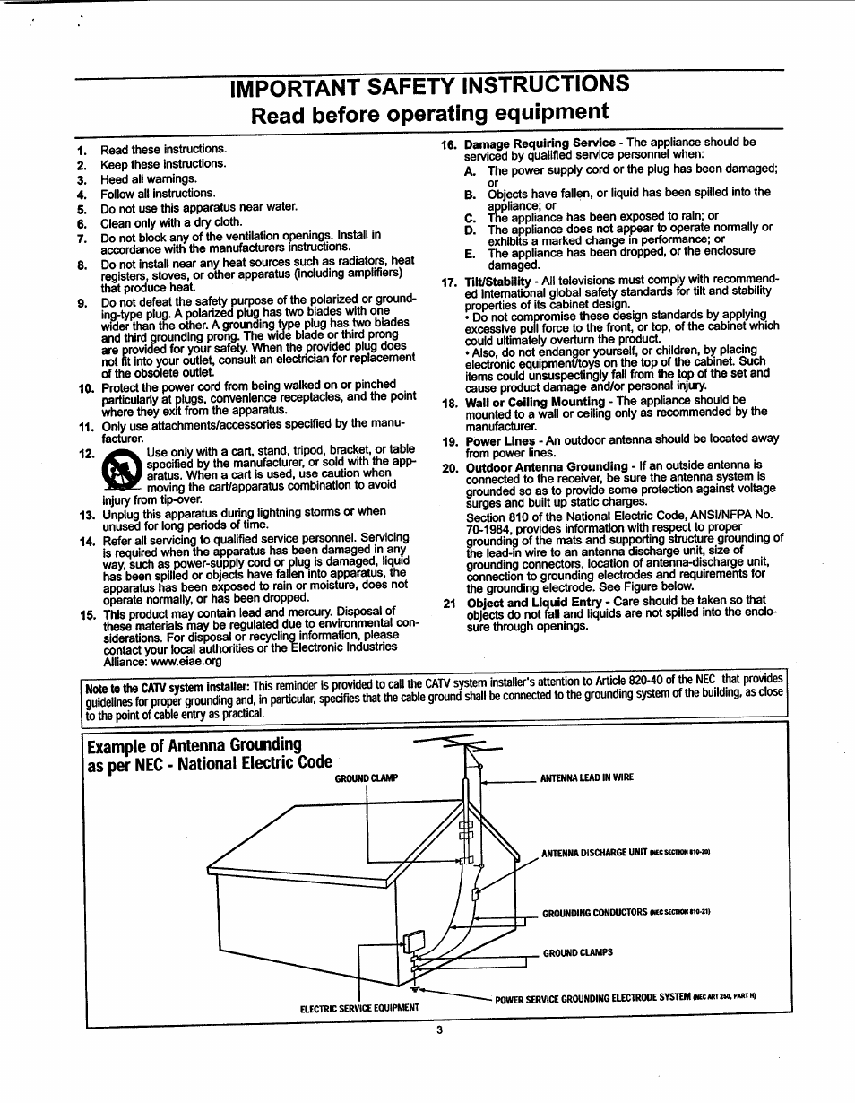 Philips 26LL500 User Manual | Page 3 / 52