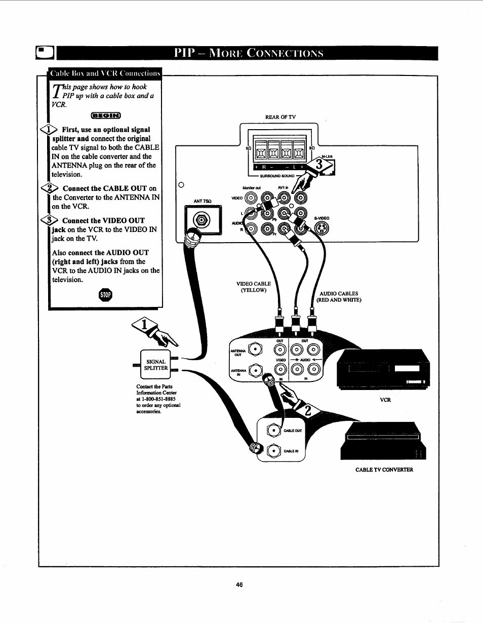 Pip - m | Philips 26LL500 User Manual | Page 46 / 52