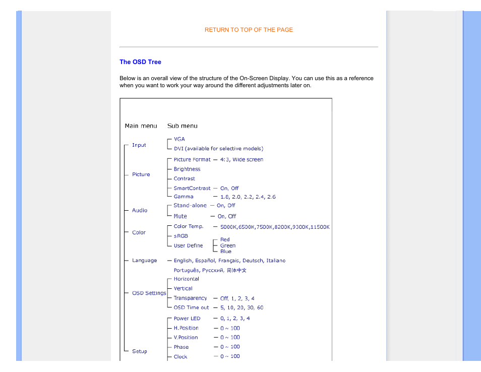 Philips 220P1ES-00 User Manual | Page 72 / 97