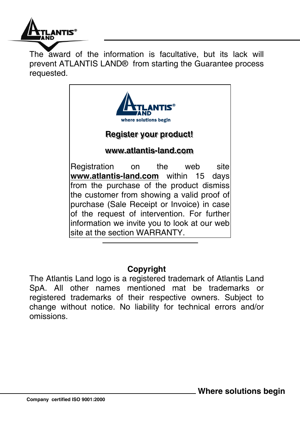Atlantis Land A02-RA440 User Manual | Page 4 / 81