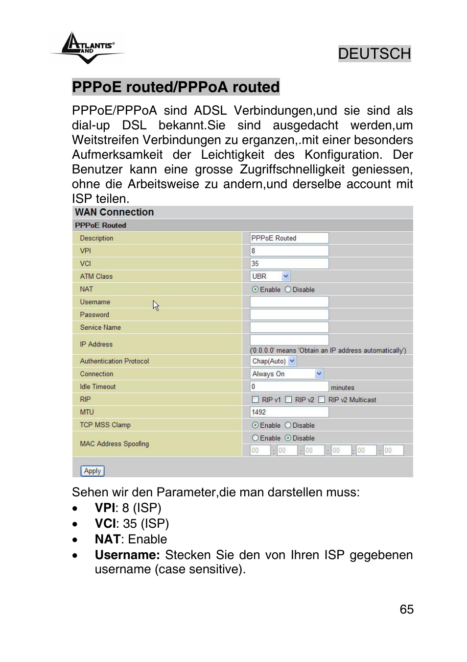 Atlantis Land A02-RA440 User Manual | Page 65 / 81