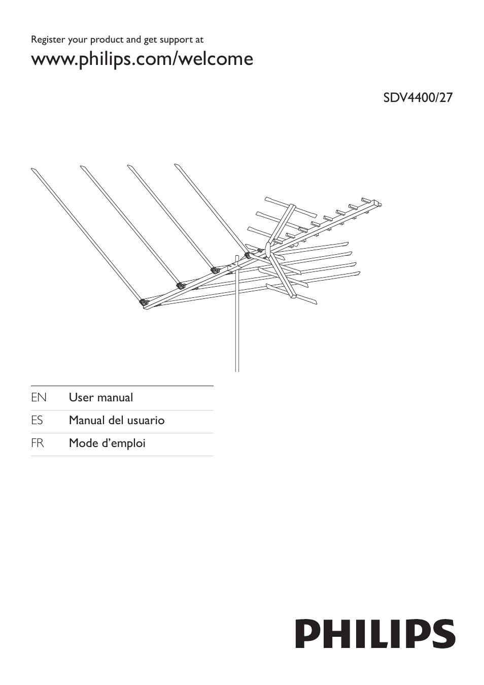 Philips SDV4400-27 User Manual | 12 pages