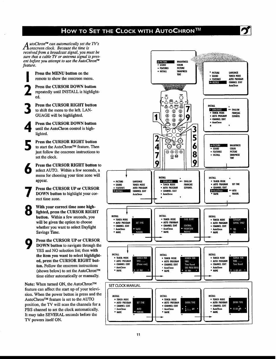 Lock, With, Hron | Philips 32PT830H User Manual | Page 11 / 56