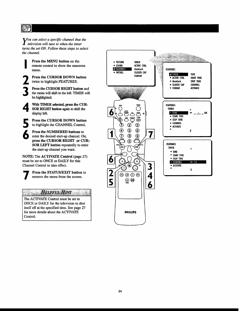 Z r o o | Philips 32PT830H User Manual | Page 24 / 56