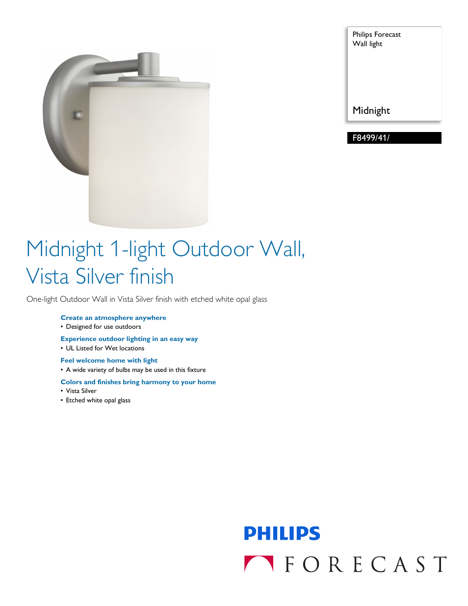 Philips F849941 User Manual | 2 pages