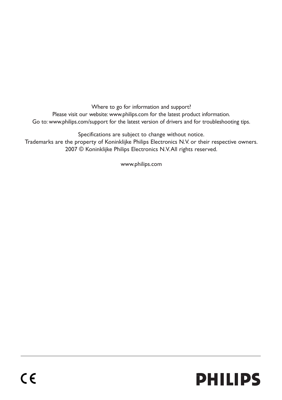 Philips SPC230NC-27 User Manual | Page 20 / 20