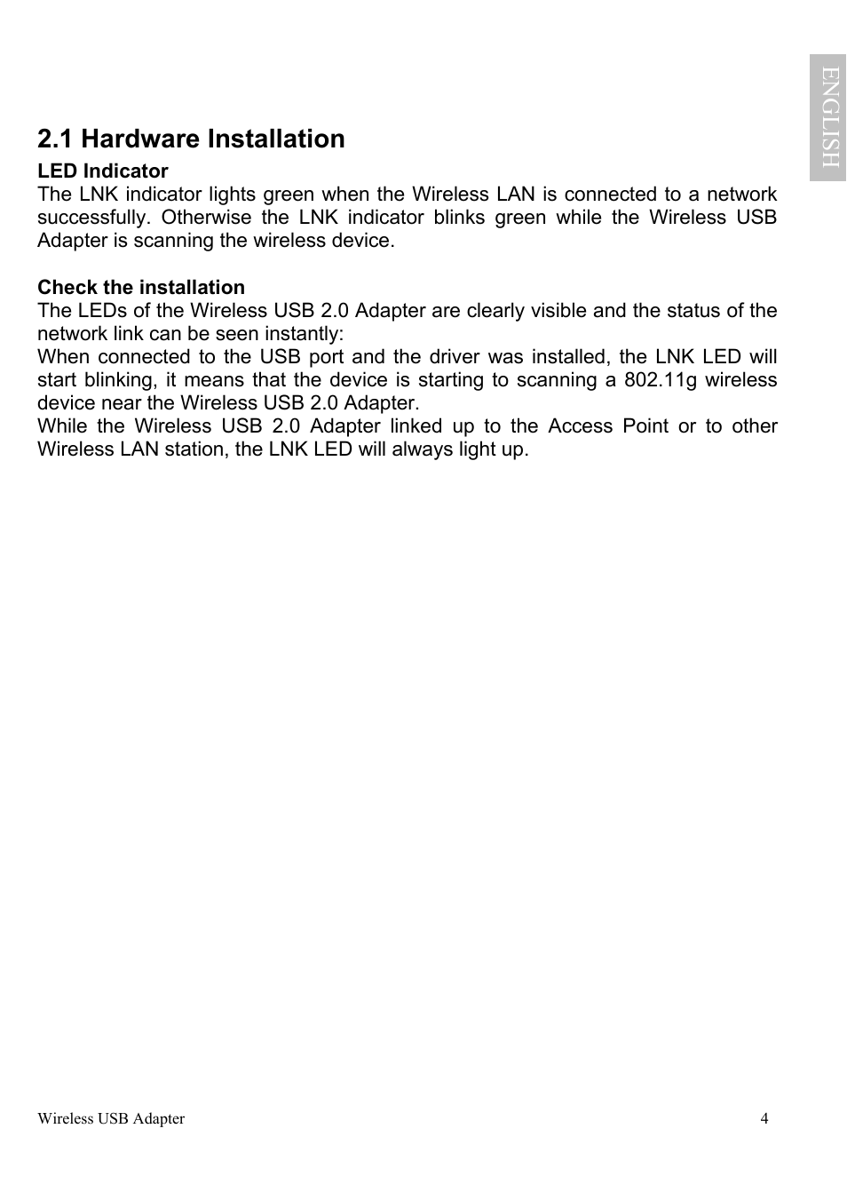 1 hardware installation | Atlantis Land A02-UP-W54 User Manual | Page 11 / 75