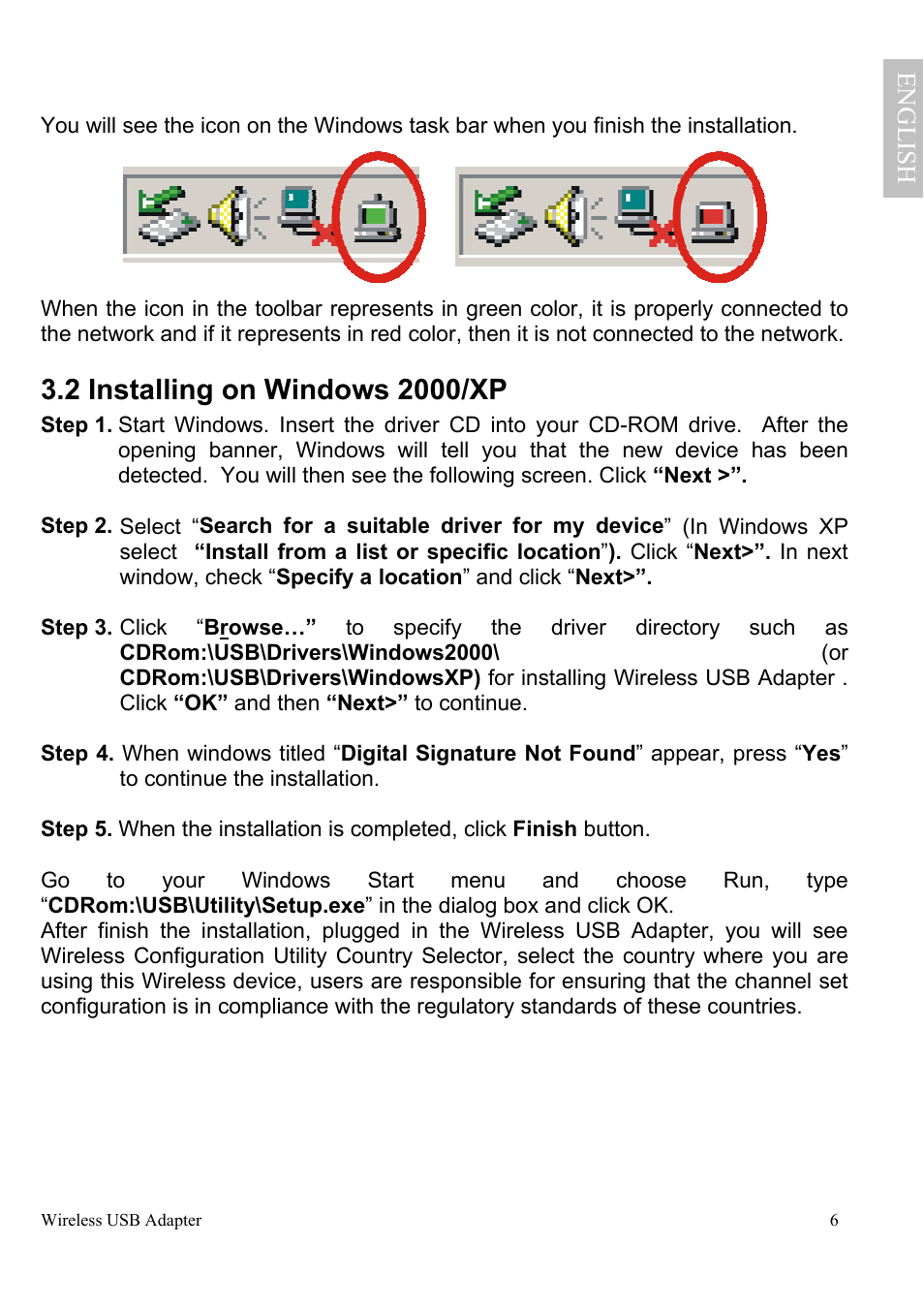 Engl ish | Atlantis Land A02-UP-W54 User Manual | Page 13 / 75