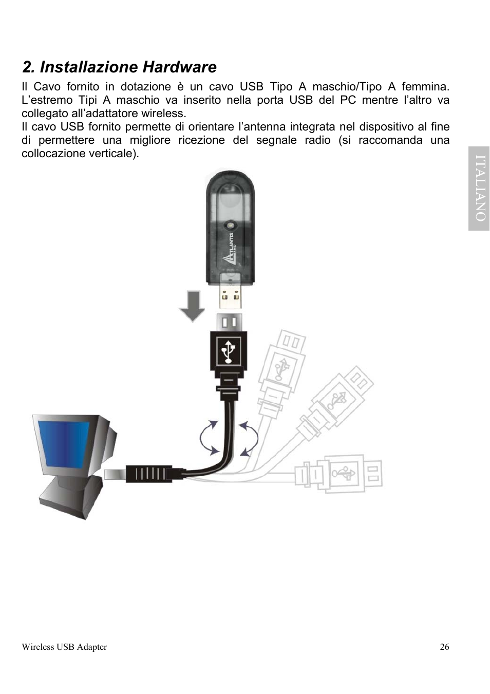 Installazione hardware | Atlantis Land A02-UP-W54 User Manual | Page 33 / 75