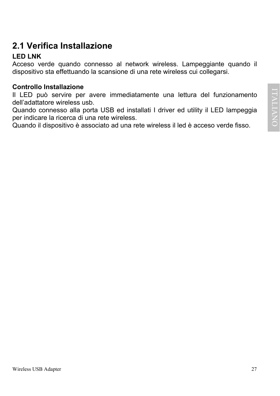 1 verifica installazione | Atlantis Land A02-UP-W54 User Manual | Page 34 / 75