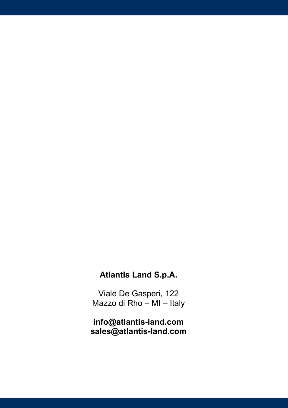 Atlantis Land A02-UP-W54 User Manual | Page 75 / 75