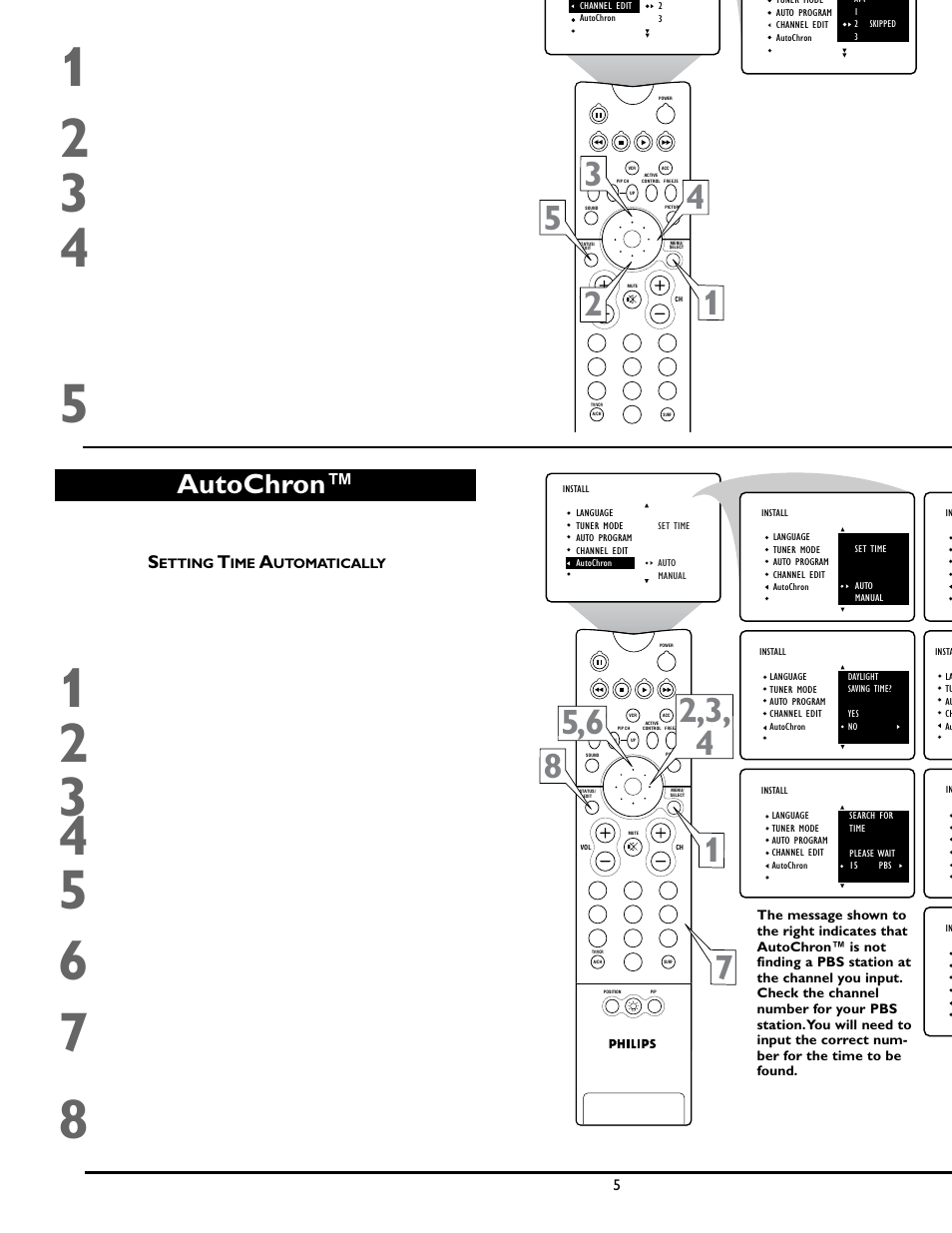 Autochron | Philips 60PP9363H-17B User Manual | Page 5 / 8