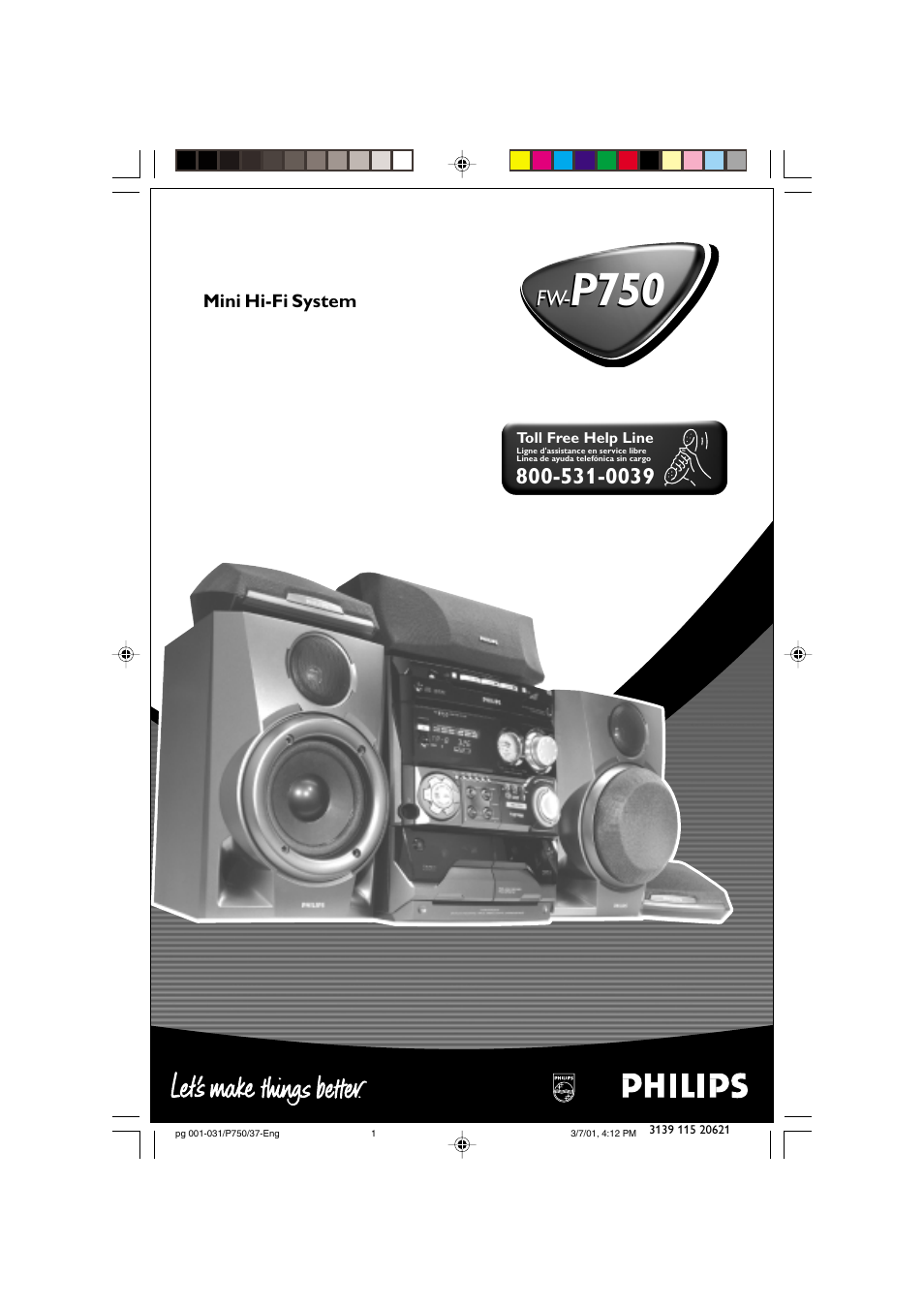 Philips FWP750 User Manual | 31 pages