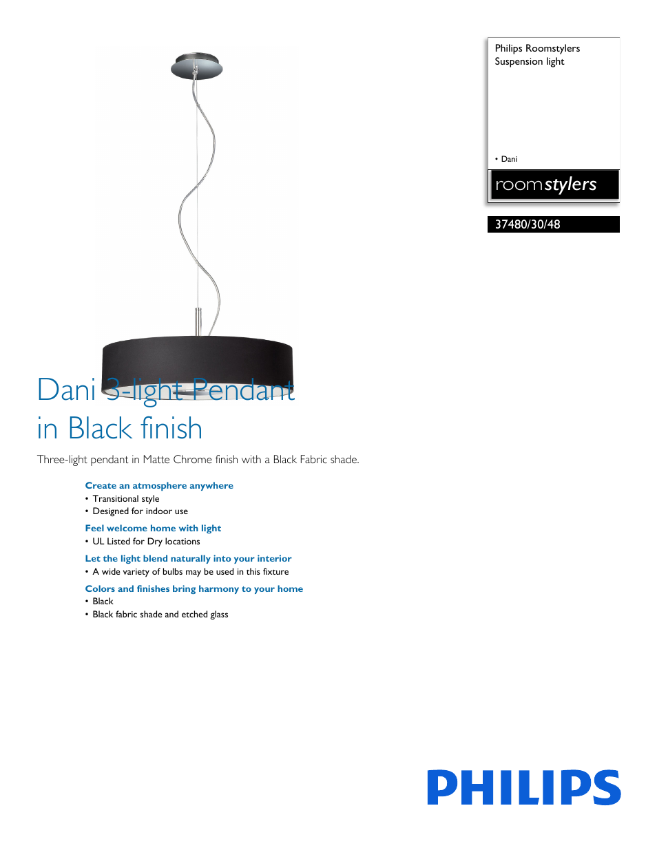 Philips 374803048 User Manual | 2 pages