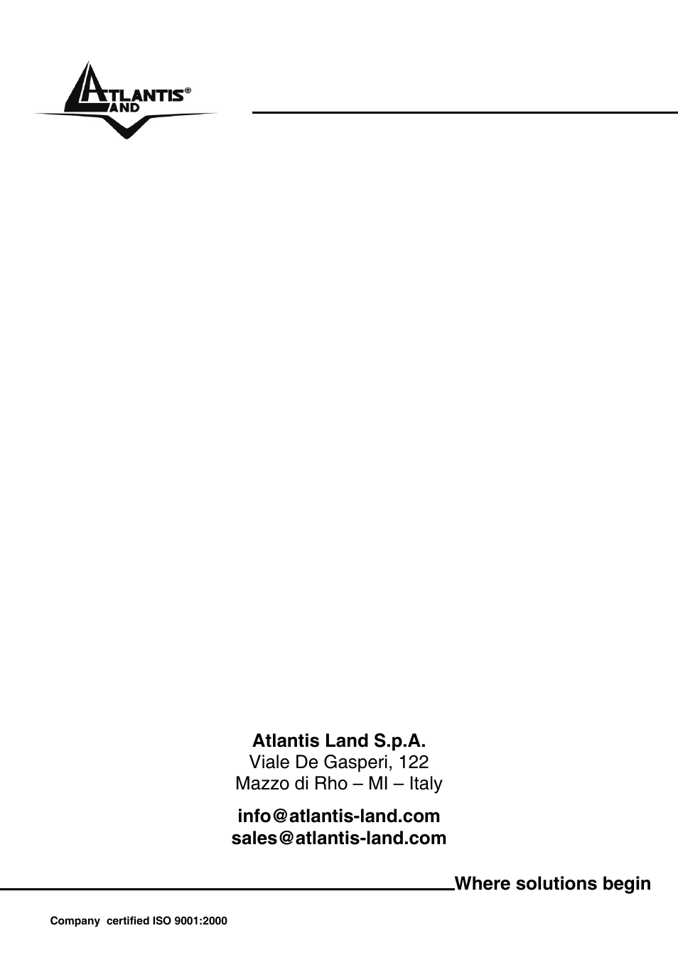 Atlantis Land A02-RA242-W54_GX01 User Manual | Page 80 / 80