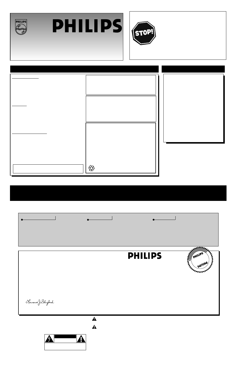 Philips PR0935B User Manual | 8 pages