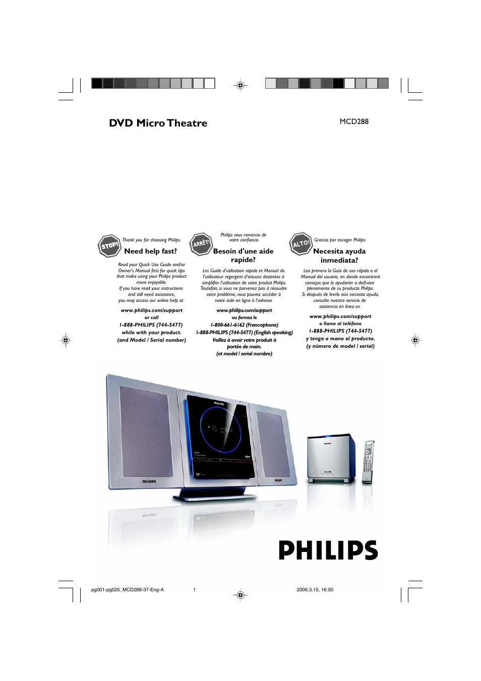 Philips MCD288-37 User Manual | 45 pages